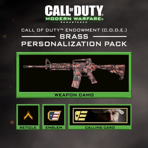 Call of Duty®: Modern Warfare Remastered C.O.D.E. Brass Pack