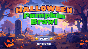 Halloween Pumpkin Brawl — скриншот 1