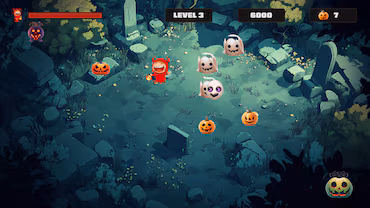 Halloween Pumpkin Brawl — скриншот 4