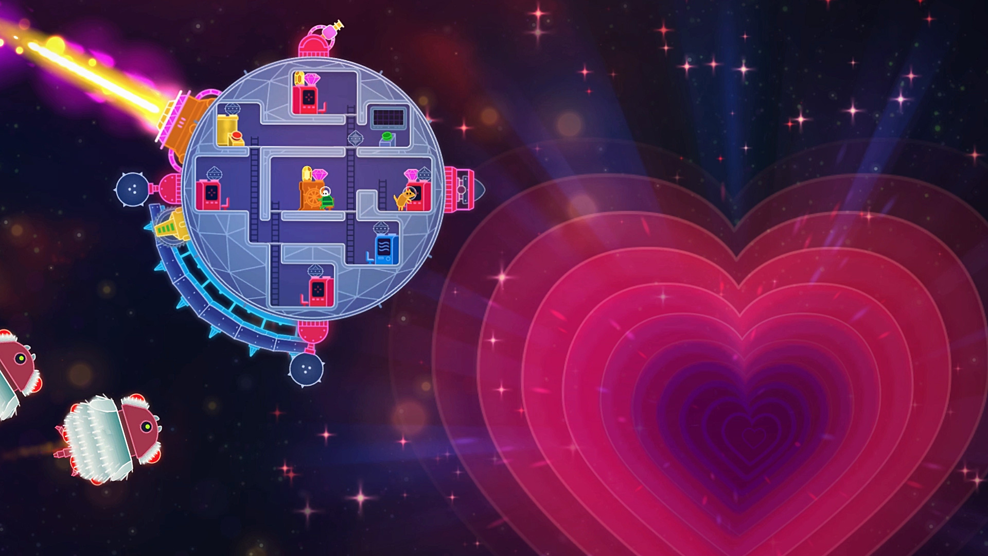Lovers in a Dangerous Spacetime — скриншот 5