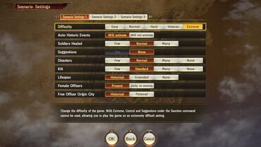 RTK14: [Extreme] Difficulty & Scenario Settings Set — скриншот 1