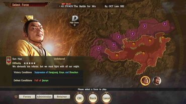Scenario for War Chronicles Mode - 4th Wave: "The Battle for Wu" — скриншот 1