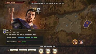Scenario for War Chronicles Mode - 5th Wave: "The Battle for Yan Province" — скриншот 1