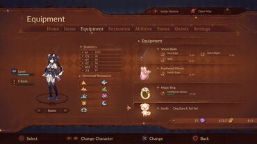 Super Neptunia RPG - Animal Ears & Tail Set — скриншот 2