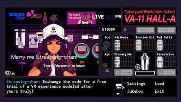 VA-11 Hall-A: Cyberpunk Bartender Action — скриншот 2