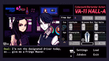 VA-11 Hall-A: Cyberpunk Bartender Action — скриншот 5