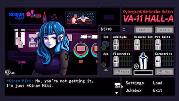 VA-11 Hall-A: Cyberpunk Bartender Action — скриншот 6