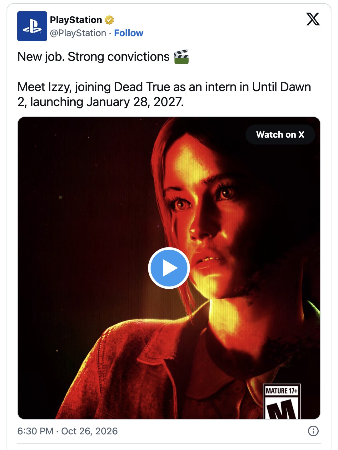 Until Dawn 2 выйдет на PS5 28 января 2027 года — фото 3